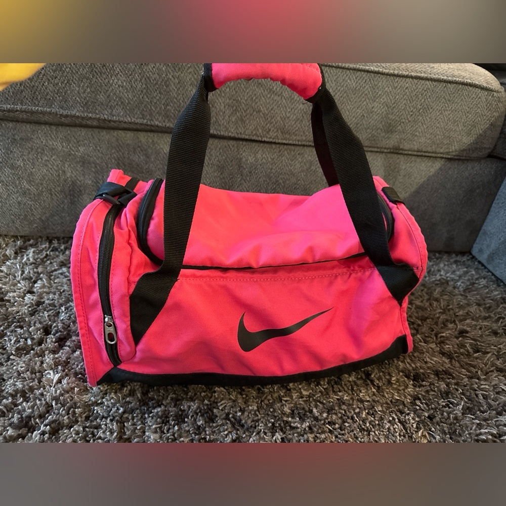 Nike Bright Pink Small Travel Duffel Bag
